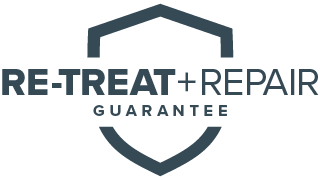 Re-treat and repair logo