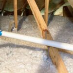 TAP insulation installed in an attic
