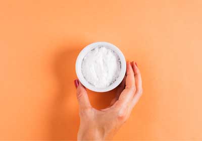 a cup of baking soda to be used as a bed bug repellent